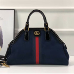 구찌 [오피디아] 스웨이드 미디엄 탑 핸들 백 516459