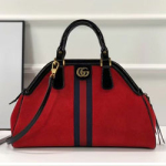 구찌 [오피디아] 스웨이드 미디엄 탑 핸들 백 516459