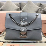 미우미우 가죽 숄더백  5BD101