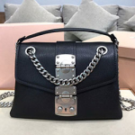 미우미우 가죽 숄더백  5BD100