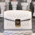 미우미우 컨피덴셜 마테라세 가죽 백 5BD083