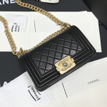 [스페셜] 샤넬 보이백 램스킨 스몰 엔틱골드 C-201812-9