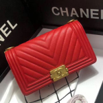 샤넬 캐비어 보이백 미듐 C-181214