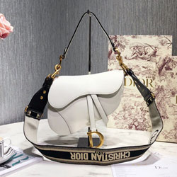 크리스찬디올 송아지 가죽 SADDLE 백 DR-190318