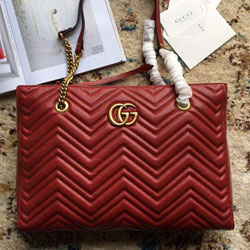 구찌 [GG 마몽] 미디엄 마틀라세 토트백 524578