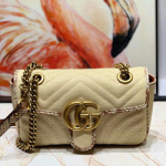 구찌 GG 마몽 라피아 스몰 숄더백  446744