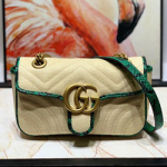 구찌 GG 마몽 라피아 스몰 숄더백  446744