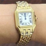 펜더 드 까르띠에 골드 18K도금 (남성27mm/여성22mm) Ca-54698-2