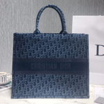 크리스찬디올 멀티컬러  패브릭 백