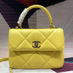 샤넬 핸들 장식의 스몰 플랩 백 25cm 190921