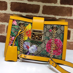 구찌 [패들락] GG 플로라 스몰 숄더백 498156