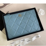 샤넬 램스킨  클러치백 AS200912 34cm