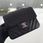 샤넬 쉐브론 미니 클래식 16cm CH-69741