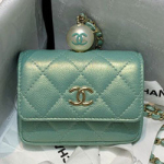 샤넬 체인 플랩 동전 지갑 AP81090
