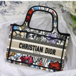 크리스찬디올 오리지널 OBLIQUE 자수 캔버스 미니백